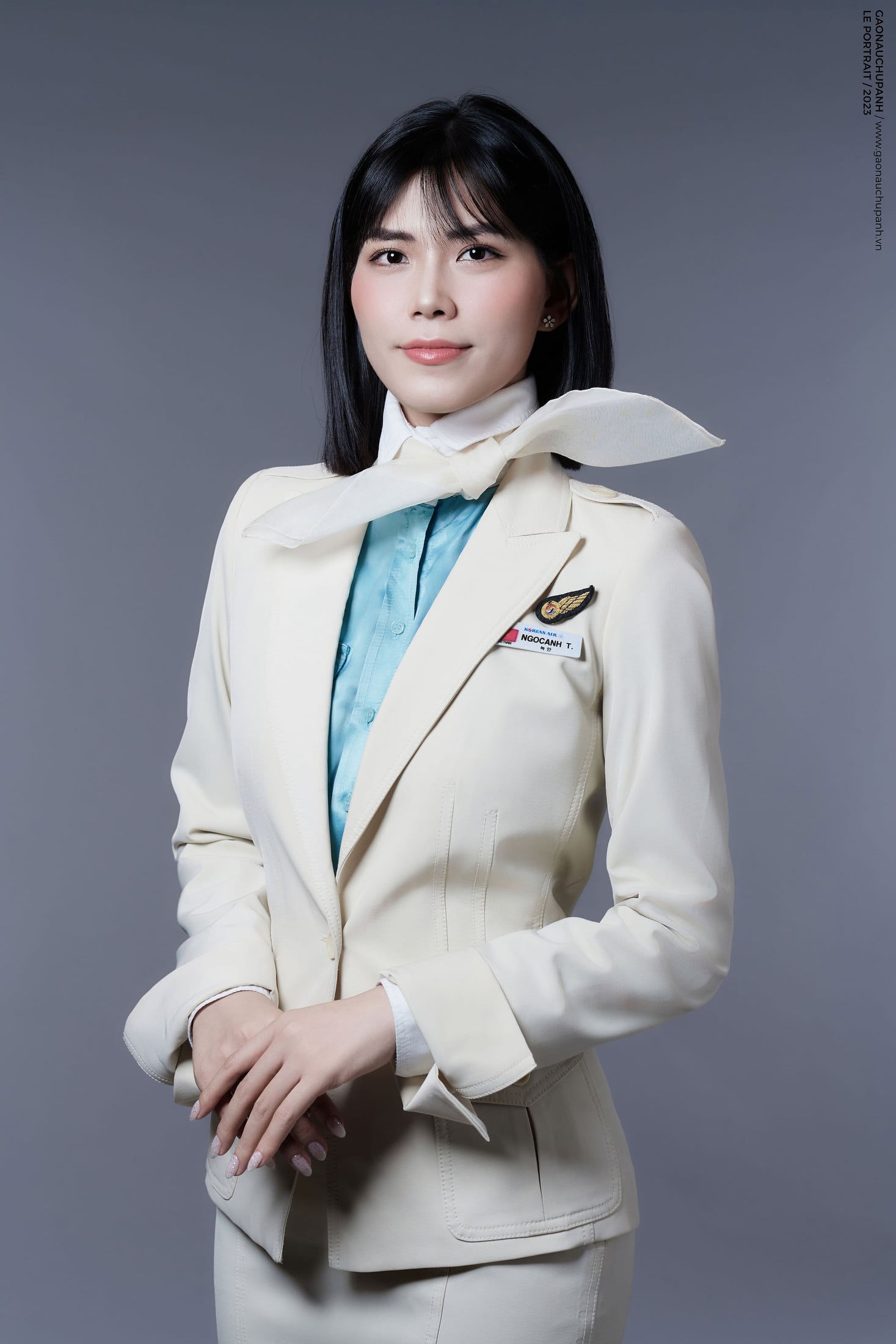 Ảnh mẫu 8 — 空乘档案照 — Gạo Nâu Profile