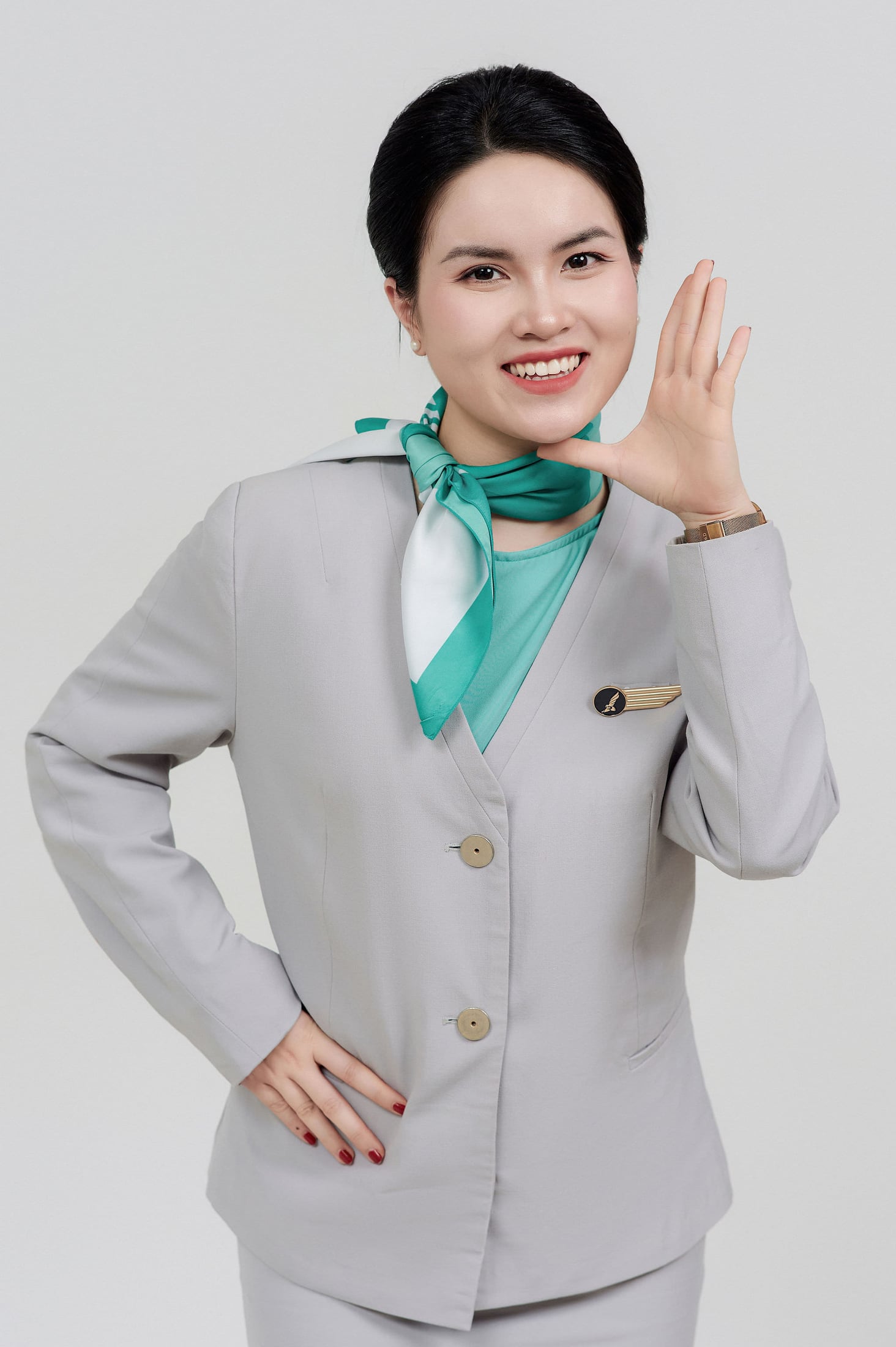 Ảnh mẫu 6 — 空乘档案照 — Gạo Nâu Profile